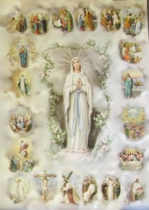 20 Mysteries of the Rosary Large Poster [HFA1017]