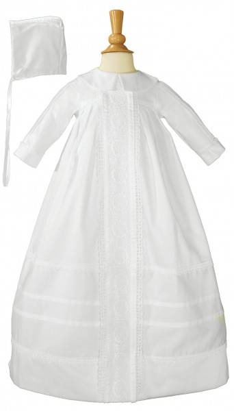 Boys Cotton Sateen Bishops Baptism Gown 16670