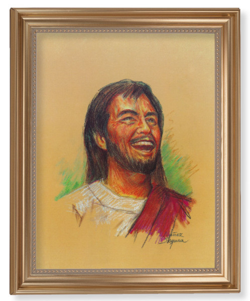 Joyful Christ 11x14 Framed Print Artboard - #129 Frame