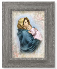 Madonna of the Streets 7x9 Gray Oak Frame