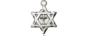 Star of David with Cross Pendant