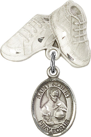 St. Albert the Great Charm and Baby Boots Pin