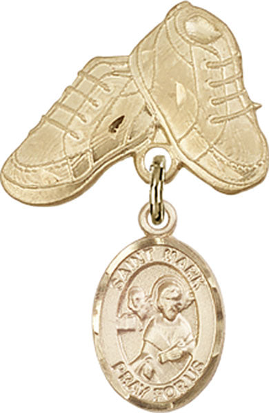 St. Mark the Evangelist Charm and Baby Boots Pin