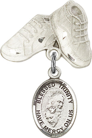 Blessed Trinity Charm and Baby Boots Pin