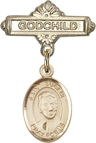 St. Eugene de Mazenod Charm and Godchild Badge Pin