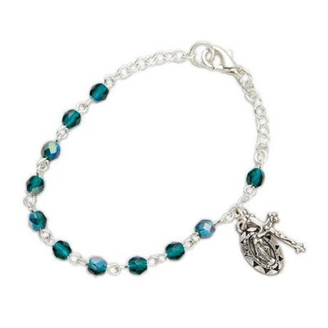 Baby Birthstone Rosary Bracelets