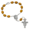 Franciscan Olive Wood Auto Rosary