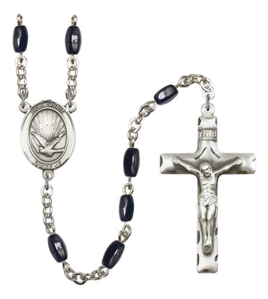 Holy Spirit Silver Plated Rosary for Men