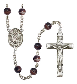 Our Lady of Mercy Silver Plated Rosary for Men