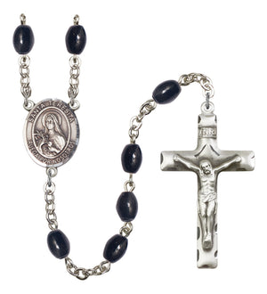 Santa Teresita Silver Plated Rosary for Men