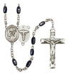 St. Agatha Nurse Silver Plated Rosary for Men