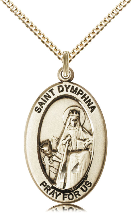 St. Dymphna of Mental Illness Necklace for Women