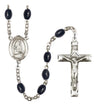 St. Emily de Vialar Silver Plated Rosary for Men