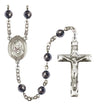 St. Rebecca Silver Plated Rosary for Men