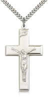 Men's Thick High Polish Crucifix Pendant