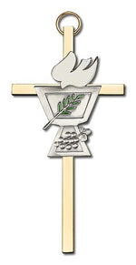 Confirmation Chalice and Dove Wall Cross 4'