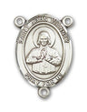 St. John Vianney Rosary Centerpiece Sterling Silver or Pewter