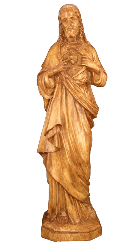 Sacred Heart of Jesus Plastic Statue - 32 inch