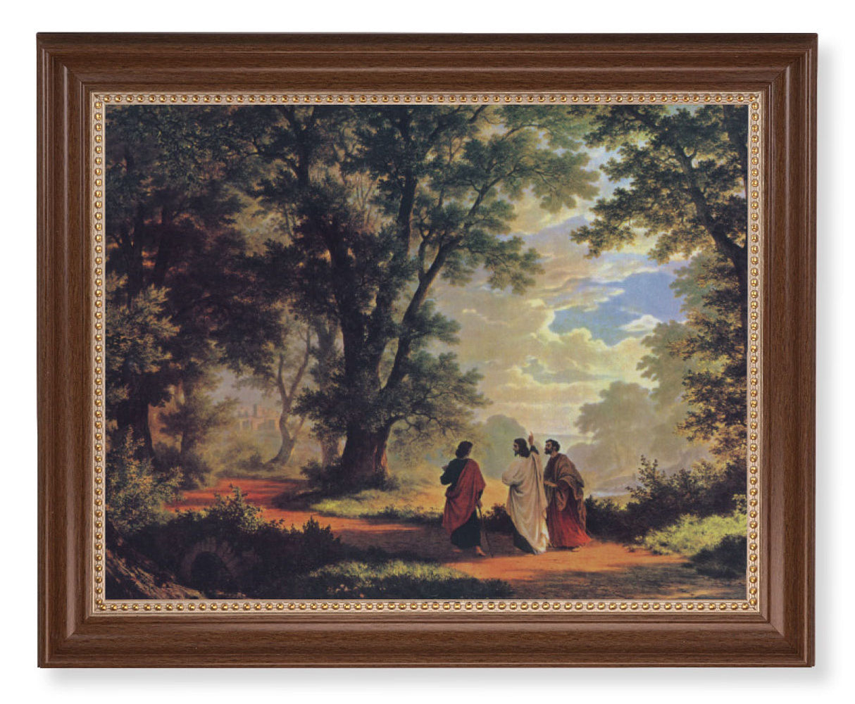 Road to Emmaus by Zund 11x14 Framed Print Artboard