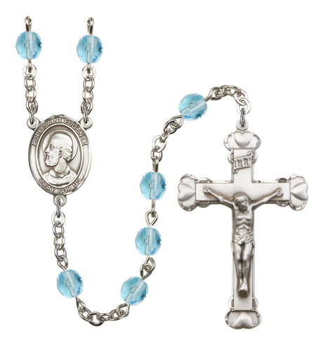 Pope Saint Eugene I Birthstone Rosary for Women