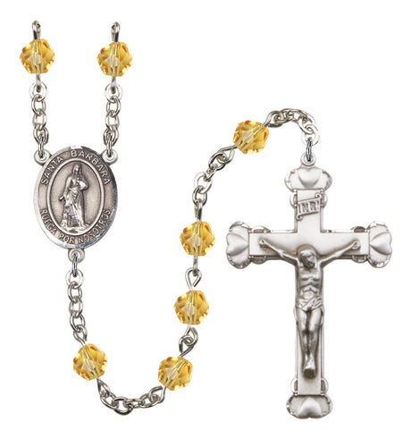 Santa Barbara Birthstone Rosary for Women