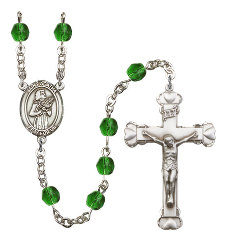 St. Agatha Birthstone Rosary for Women