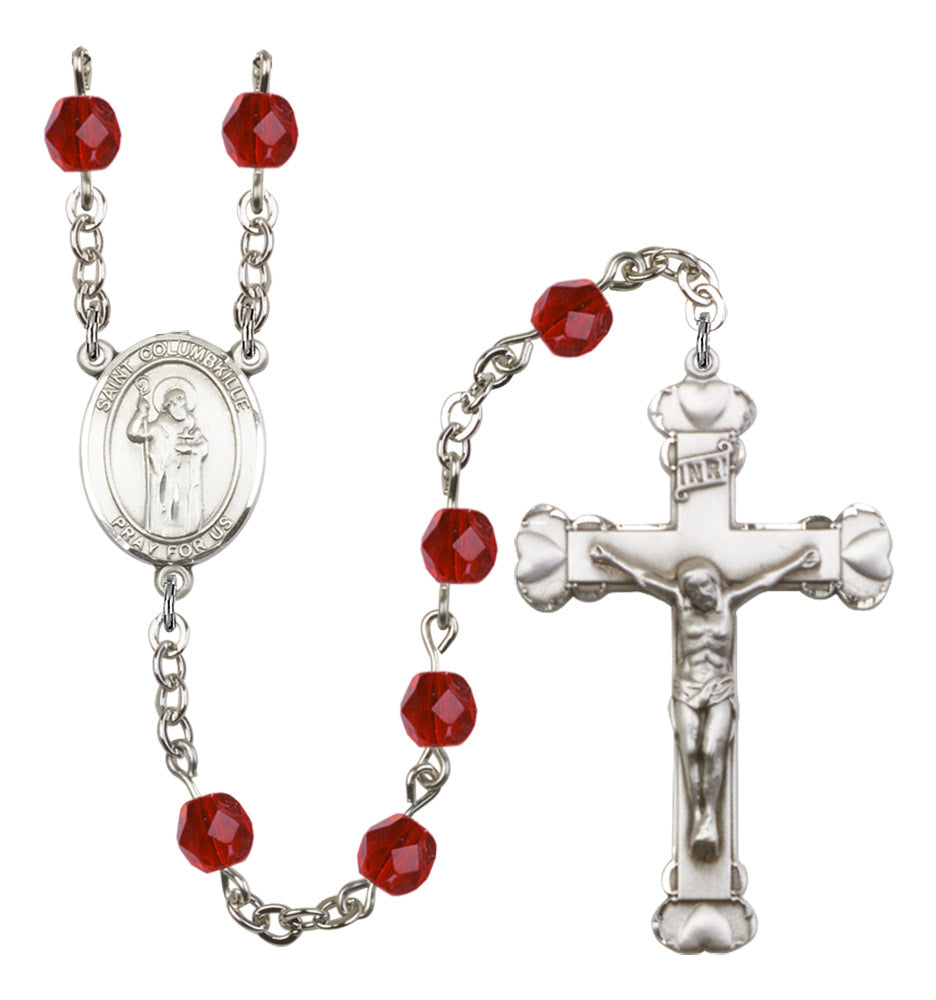 St. Columbkille Birthstone Rosary for Women