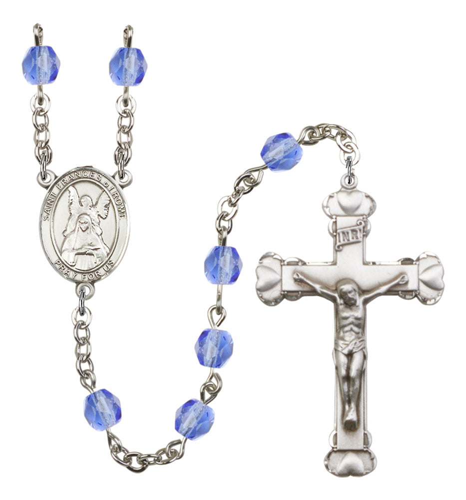 St. Frances of Rome Birthstone Rosary for Women