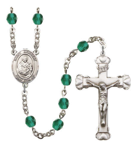 St. Norbert of Xanten Birthstone Rosary for Women