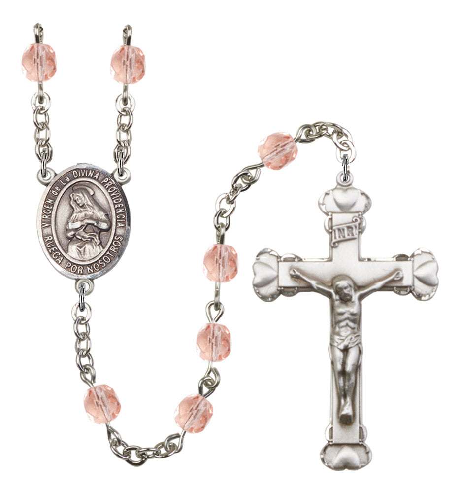 Virgen de la Divina Providencia Birthstone Rosary for Women