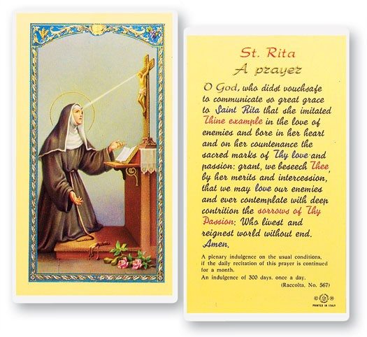 Prayers to Saint Rita - Patron Saint of the Impossible